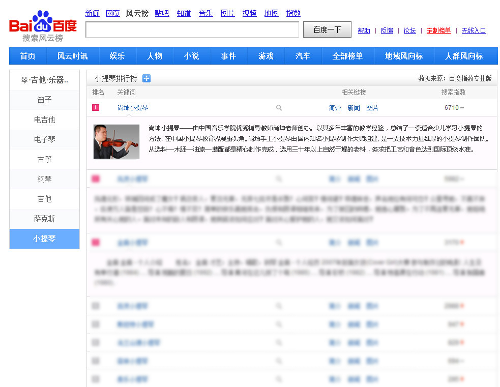 中国手工小提琴品牌排行榜